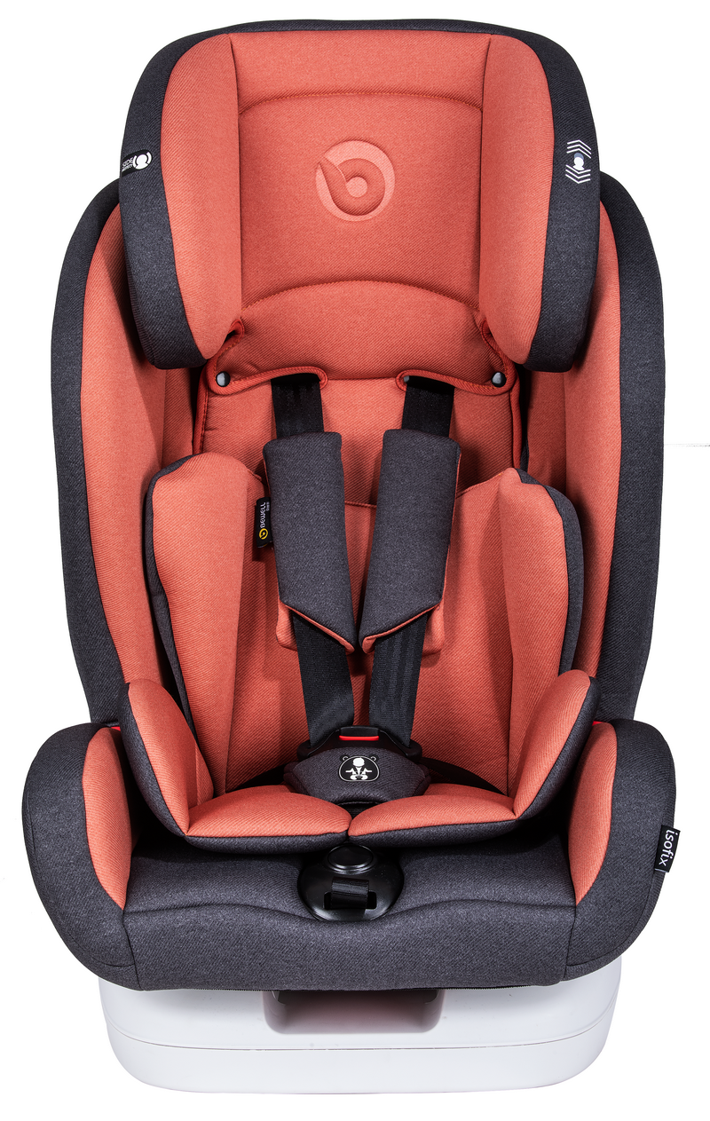 Headrest Adjustable Orange 4 Years Old Baby Car Seat